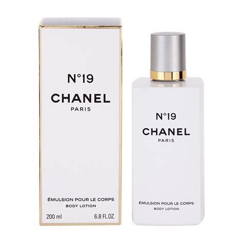 Chanel number 19 body lotion